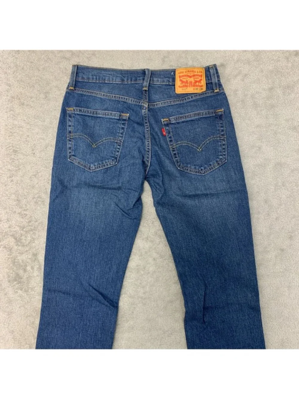 NWT Levi's 511 Slim Straight  Stretch Men's W30 L32 Blue Jeans Denim